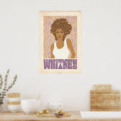 Whitney Houston, I Wanna Dance with Somebody Print ポスター (キッチン)