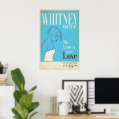 Whitney Houston, Live In Detroit, Original Print ポスター (ホームオフィス)
