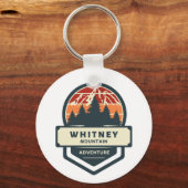 Whitney mountain peak climbing and hiking キーホルダー (正面)