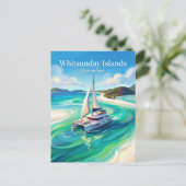 Whitsunday Islands Australia ポストカード (スタンド正面)