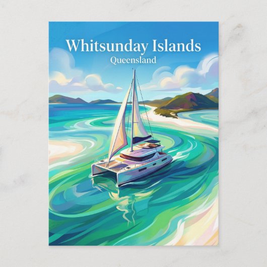 Whitsunday Islands Australia ポストカード (正面)