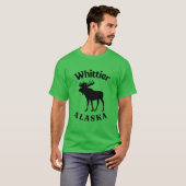 Whittier Alaska Moose Tシャツ (正面フル)