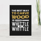 Whittle By Whittle Wood Carving カード (正面)