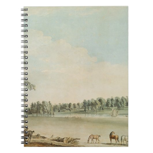 WhittleburyのWakefieldロッジの北西眺め ノートブック (正面)