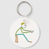 Whittling Stickman キーホルダー (裏面)