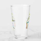 Whittling Stickman タンブラーグラス (右)