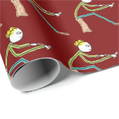 Whittling Stickman ラッピングペーパー (ロールコーナー)