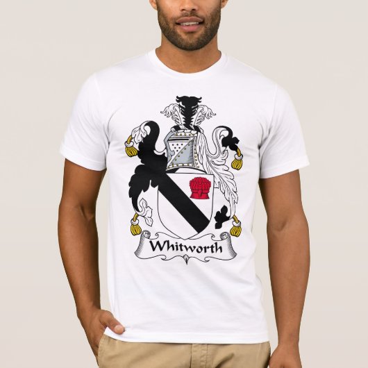 Whitworthの家紋 Tシャツ (正面)