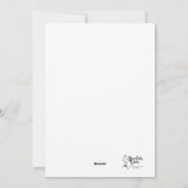 Whizing By – クリスマスカード (裏面)