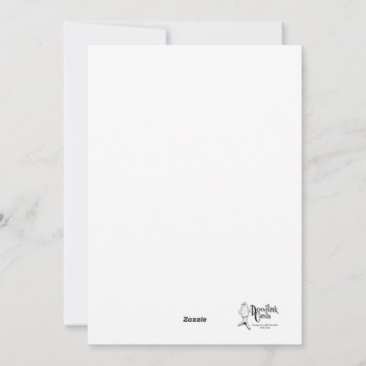 Whizing By – クリスマスカード (裏面)