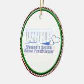 WHNP女性の健康ナース セラミックオーナメント (左)