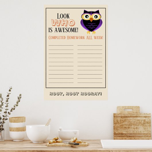 WHOが24素晴らしインチx 36インチ ポスター (キッチン)