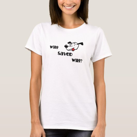 WHOによって救われるWHOか。 Tシャツ (正面)