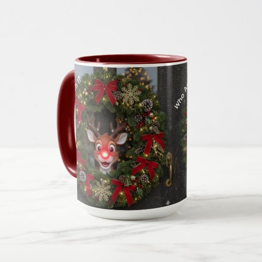 Who Am I? Christmas Mug マグカップ (正面左)