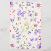 Who Am I Purple Butterflyブライダルシャワー (裏面)