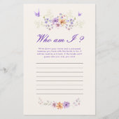 Who Am I Purple Butterflyブライダルシャワー (正面)