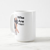 Who are you Cam  コーヒーマグカップ (正面左)