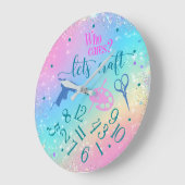 Who Cares  ラージ壁時計 (傾斜)