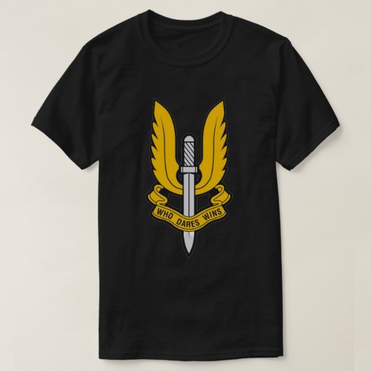Who Dares Wins UK SAS Tシャツ (デザイン正面)