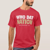 Who Dat Nation Tシャツ (正面)
