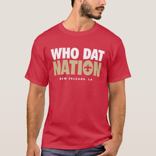 Who Dat Nation Tシャツ (正面)