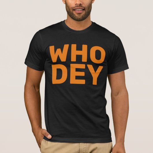 WHO DEYサッカーTシャツ Tシャツ (正面)