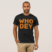 WHO DEYサッカーTシャツ Tシャツ (正面フル)