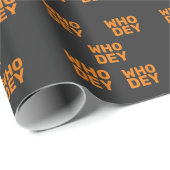 WHO DEY FOOTBALL CHRISTMAS ラッピングペーパー (ロールコーナー)