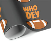 WHO DEY FOOTBALL CHRISTMAS ラッピングペーパー (ロールコーナー)