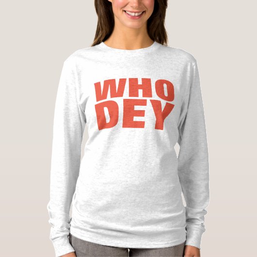 WHO DEY Tシャツ (正面)