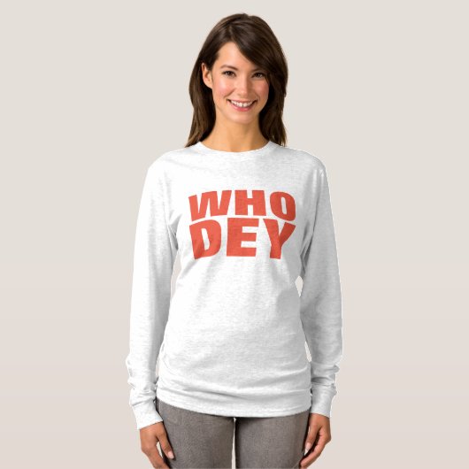 WHO DEY Tシャツ (正面フル)