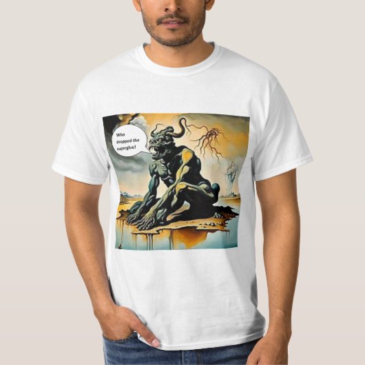 Who dropped the superglue tシャツ (正面)