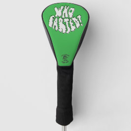 Who Farted Funny Golf Green Puff Lettering ゴルフヘッドカバー