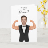 Who Has The Groom Gym Groom Tuxedo Fitness Design カード (黄色い花)