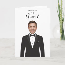 Who Has The Groom Scratch Off Game Bridal Shower カード