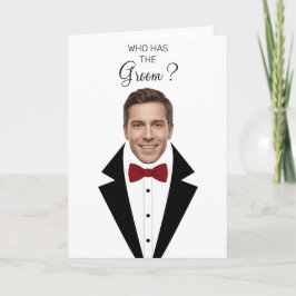Who Has The Groom Scratch Off Game Bridal Shower T カード