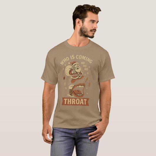 Who is Coming Down Your Throat Tシャツ (正面フル)