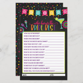 Who Know the Bride 最高の Fiesta - Fiesta