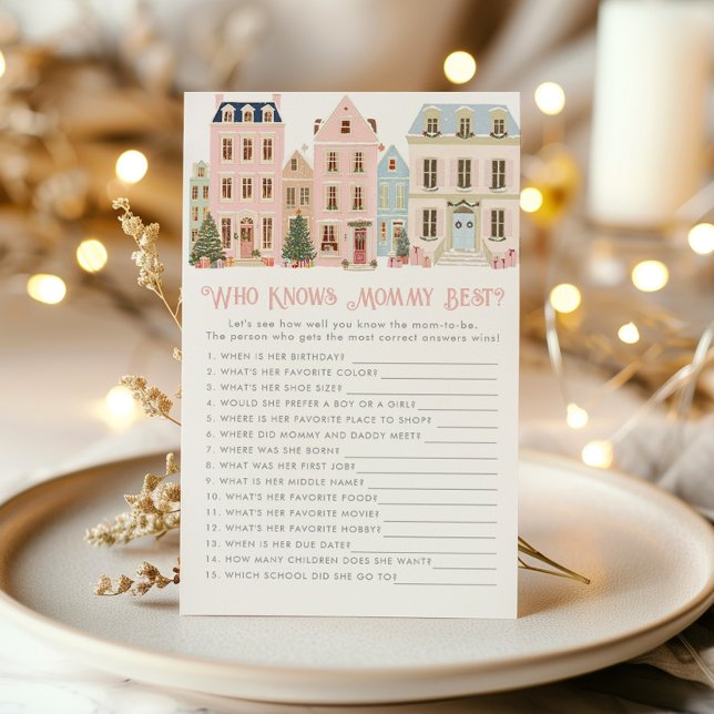 Who knows mommy best Christmas Village game (クリエイターアップロード済み)