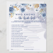 Who Knows the Bride Best Games Bridal Shower  (正面)