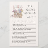 Who knows the bride best Off the Market game (正面)