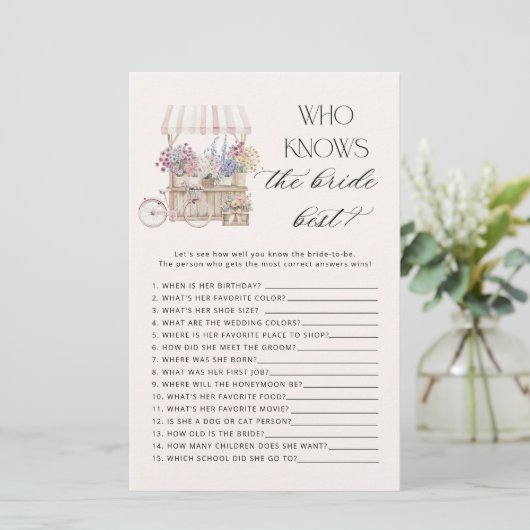 Who knows the bride best Off the Market game (スタンド正面)