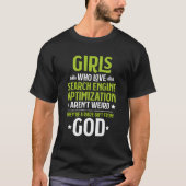 Who Love Search Engine Optimization Seo Tシャツ (正面)