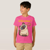 Who, Me? I Was Hungry – Funny Cute Cat T-Shirt Tシャツ (正面フル)