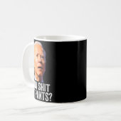 Who My Pants_ Funny Anti Joe Biden, Conservative H コーヒーマグカップ (正面左)