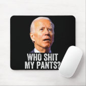 Who My Pants, Funny Anti Joe Biden, Conservative M マウスパッド (マウス)