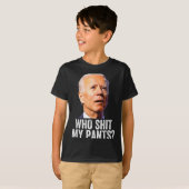 Who My Pants, Funny Anti Joe Biden, Conservative M Tシャツ (正面フル)