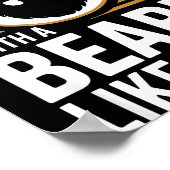 Who Needs Hair With A Beard Like This Men With Bea ポスター (角)