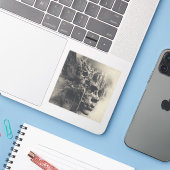 🕯️Who’s Fanges Jelses? — Gothic Fine Art シール (ノートパソコンとiPhone)