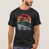 Who Tooted Funny Retro Train Lover Gift Model Rail Tシャツ (正面)